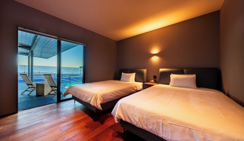 [Suite Villa/Western-style Room]Hot Spring, Mild Sauna, and Seasonal Pool (Summer Only), Non Smoking
