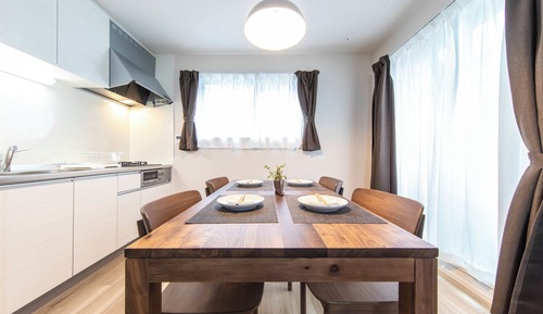 Logement Aile Room 201 - 1LDK, Non-Smoking (Warm Brown-Toned Apartment)