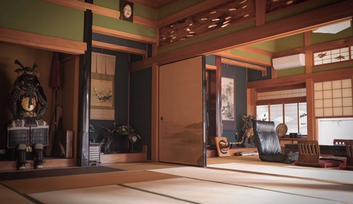 Japanese-style House, Garden View