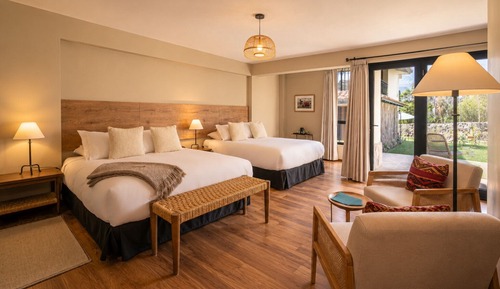 Deluxe Room, 2 Queen Beds, Balcony, Garden View