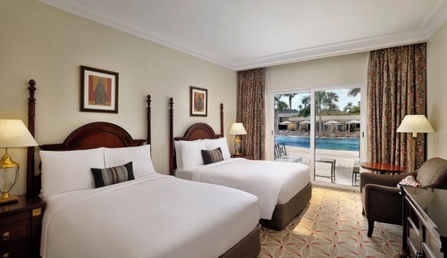 Room, 2 Double Beds, Pool Access, Poolside