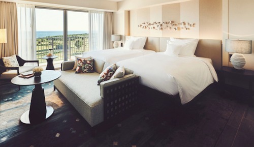 Club Room, 2 Twin Beds, Ocean View (High Floor)