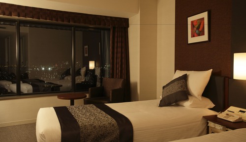 [Short Stay] Twin Room 20-31F - Non Smoking  [Check-in 19:00/Check-out 9:00]