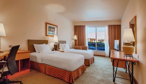 Twin Guest Room Pool view