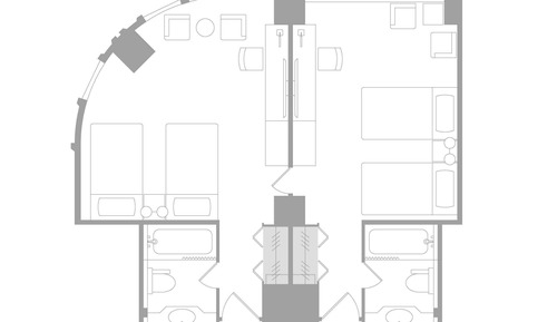 Garden Tower Standard Twin 2 Rooms (Connecting  Rooms), Non Smoking
