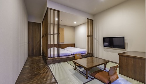Japanese Western Style Superior Twin Room with Private Open-Air Bath, Non Smoking (Bettei)