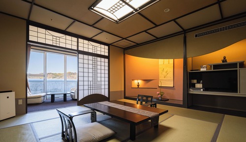 SHOFURO Top Floor Japanese Room, 808, Non Smoking (Ages 12+Only) [Half board Ehime brand fish plan]