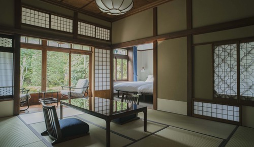 UKIFUNE Japanese-Western style room with Open-Air Bath