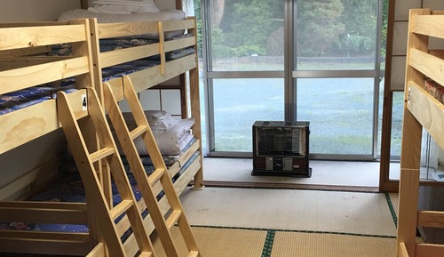 6 Persons Room (3 Bunk Beds and 1 Extra bed), Non Smoking, Shared Bathroom	