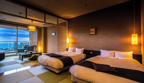 Japanese Western Style Room with Open Air Bath, Annex (Tsukinoso), Non Smoking
