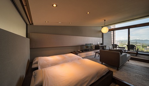 Japanese Western Style Room with Half Open-air Bath, 2F