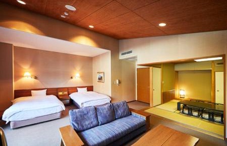 Twin Room with Tatami Area - Non-Smoking