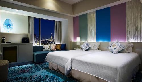 Ocean Twin Room for 2 people - Top Floor - Non-Smoking