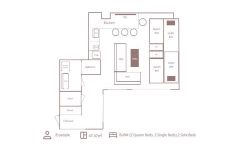 Superior 6 Beds A
