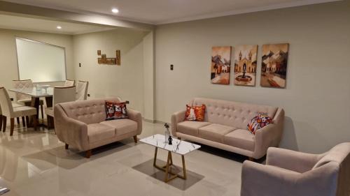 Three-Bedroom Apartment with Mountain View