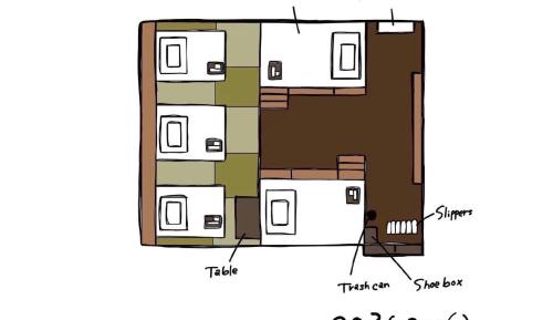 Family Room with Shared Bathroom