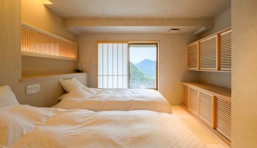Japanese-Style Room with Open-Air Bath