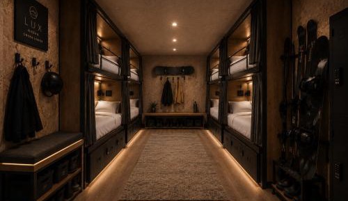 Single Bed in Dormitory Room