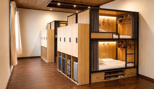 Single Bed in Dormitory Room