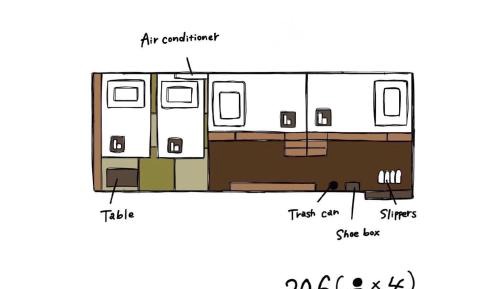 Economy Quadruple Room with Shared Bathroom