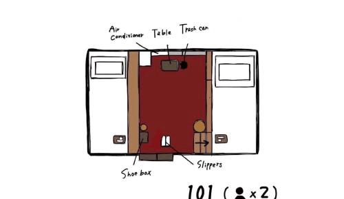 Twin Room with Shared Bathroom