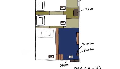 Triple Room with Shared Bathroom