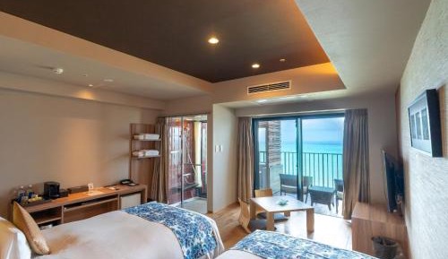 Club Floor Anji / Onsen Open-air Bath / Twin Room / Ocean View