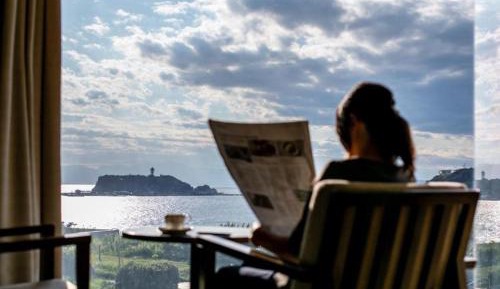 Double Room with Mt.Fuji and Enoshima View -16:00 Check in -10:00 am Check out - Non-Smoking