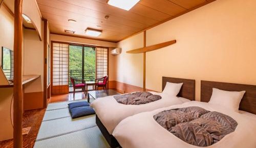 Japanese-Style Room with 2 Beds with private bathroom - Non-Smoking