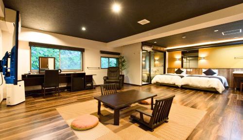 Japanese-Style Junior Suite Room with Semi Open-Air Bath