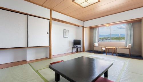 Classic Japanese Style Room with Five Futon Beds