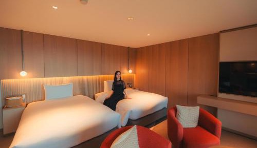 Twin Room with Open Air Bath