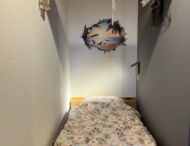 Single Bed in Female Dormitory Room