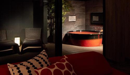 Executive Twin Room with Open-Air Bath with Veranda