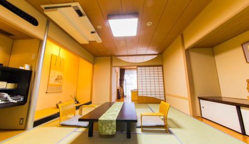 Japanese-Style Quadruple Room with Open-Air Bath (701) Meal Provided at Room