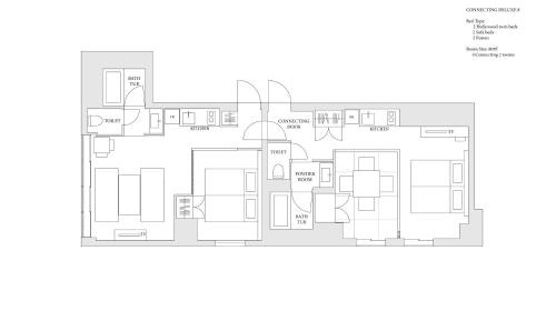 Connecting Japanese Apartment