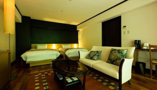 Deluxe Twin Room with Open-Air Bath with Seiryu-an Room