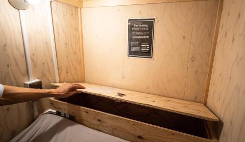 Upper Bunked Bed in Mixed dormitory