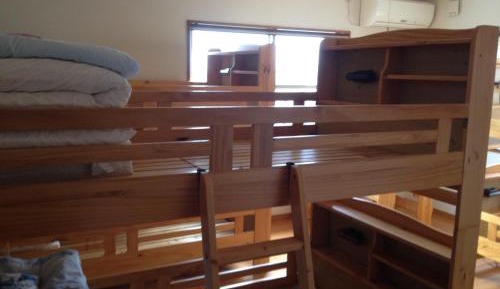 Bunk Bed in Male Dormitory Room 