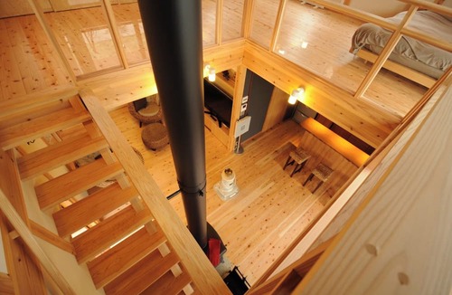 Nishihara House | Log house Kinokanoie in Nishihara Aso Easy ac/Asogun Kumamoto
