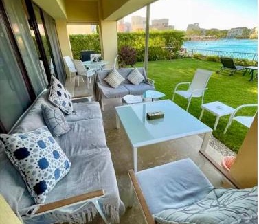 Sidi Abd El-Rahman Apartment | 5BR Villa Blanca Lagoon Direct Access Marassi north coast