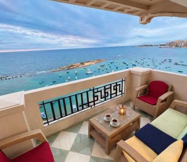 Al-Muntazah Apartment | Panoramic seaview 3 bedroom apartment in sidi beshr alexandria