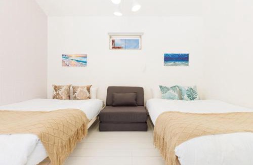 Nakasone Apartment | 新築ジャングリア12分一棟貸切BBQ駐車場3台美ら海古宇利島15分最大10名Chura Terrace Nakijin