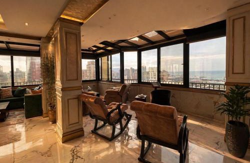 Sidi Jabir Apartment | Sea View Stay Jacuzzi Gym Sauna Alexandria
