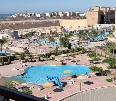 Al-Hammam Apartment | شاليه مجهز لكل تفاصيل الإجازه المثالية بمنتجع اكوا فيو الساحل الشمالي