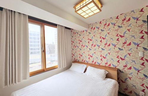 Namba Apartment | Yoshi no Kyo 607 - 2-Min Walk to Kuromon Market - Family Suite with 2 Bedrooms - 2 Toilets & 1 Bathroom - Heated Living Room Floor - Near Dotonbori