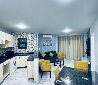 Al-Manasrah Apartment | منتجع بورتو سعيد غرفتين وصاله Porto Said Resort