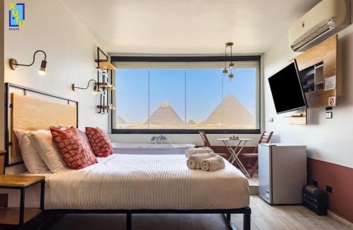 Al Haram Apartment | Jacuzzi Studio By The Historic Pyramids Apt3