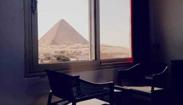 Middle East Pyramids View