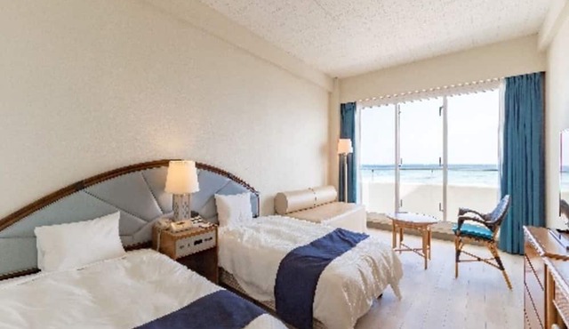 Ocean view twin vs | Standard stay plan with bre / Shimajirigun Okinawa